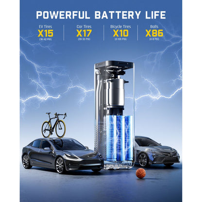 Fanttik X8 APEX EV Tire Inflator and Slim V8 APEX Car Vacuum Bundle - image 3