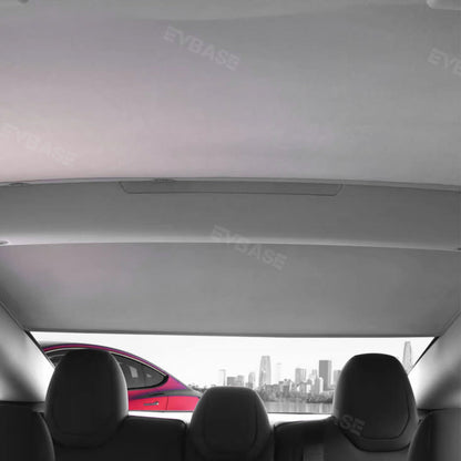 EVBASE Model 3 Highland Sunshade Glass Roof Sun Visor Heat Insulation Sun Protection