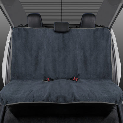 BDK UltraFit Water-Resistant Washable Rear Car Seat Covers - Gray