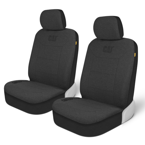 CAT 2-Pack CozyBlend JerseyHeather Front Seat Covers