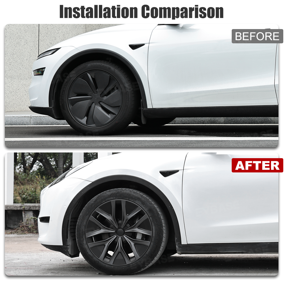EVBASE Model Y/ Y Juniper 19 Inch Wheel Covers Performance-Inspired Wheels Hubcaps