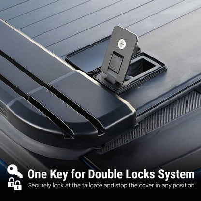 SYNETICUSA Silverado/Sierra EV Model MR Retractable PRO Tonneau Cover