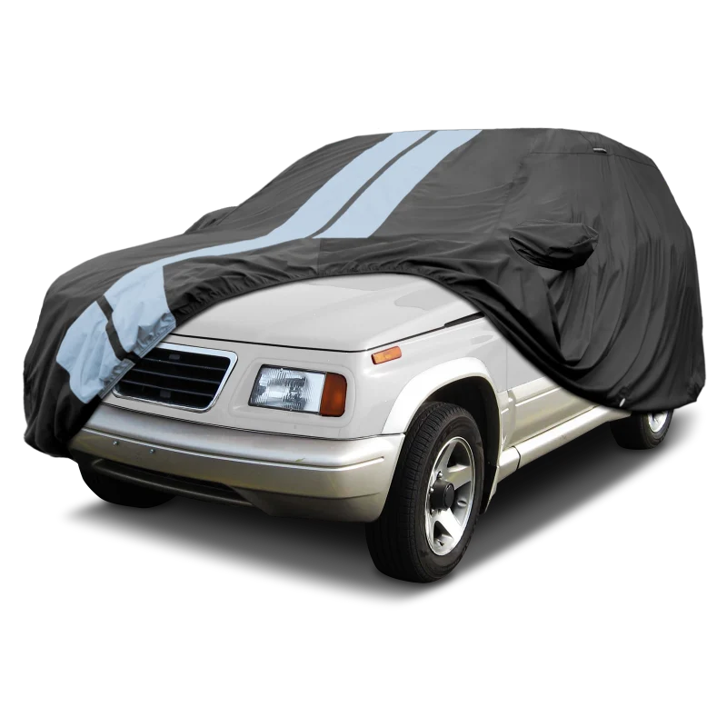 iCarCover Suzuki Sidekick Black Gray Pro Series SUV Cover