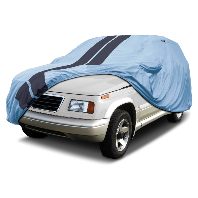 iCarCover Suzuki Sidekick Gray Black Pro Series SUV Cover