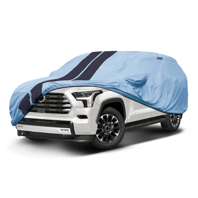 iCarCover Toyota Sequoia Gray Black Pro Series SUV Cover