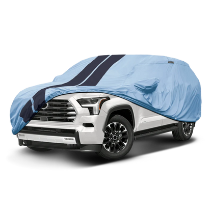iCarCover Toyota Sequoia Gray Black Pro Series SUV Cover