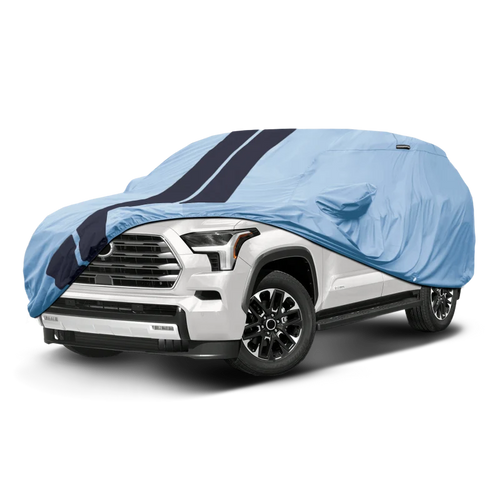 iCarCover Toyota Sequoia Gray Black Pro Series SUV Cover
