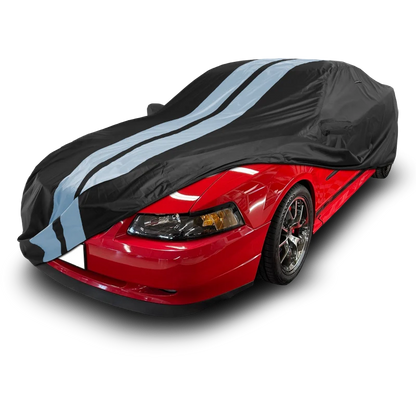 iCarCover Ford Mustang Black Gray Pro Series Car Cover