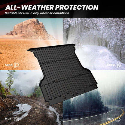LASFIT Fit for 2004-2014 Ford F-150 5.5' Bed Heavy Duty Truck Bed Mats, Not Fit Drop-in liners