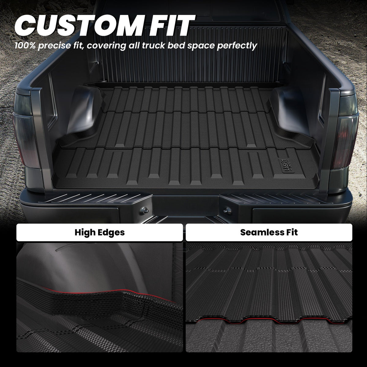 LASFIT Fit for 2004-2014 Ford F-150 5.5' Bed Heavy Duty Truck Bed Mats, Not Fit Drop-in liners