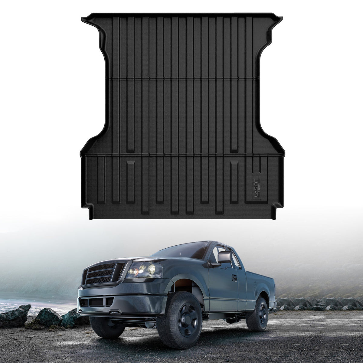 LASFIT Fit for 2004-2014 Ford F-150 5.5' Bed Heavy Duty Truck Bed Mats, Not Fit Drop-in liners