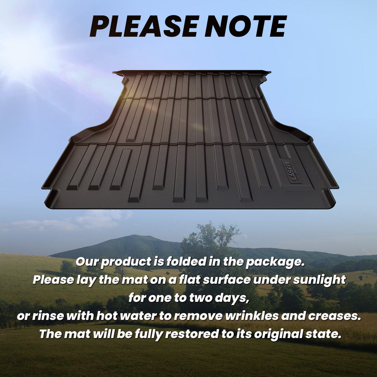 LASFIT Fit for 2004-2014 Ford F-150 5.5' Bed Heavy Duty Truck Bed Mats, Not Fit Drop-in liners