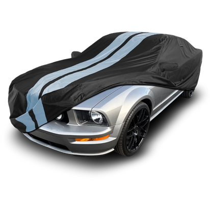 iCarCover Ford Mustang Black Gray Pro Series Car Cover