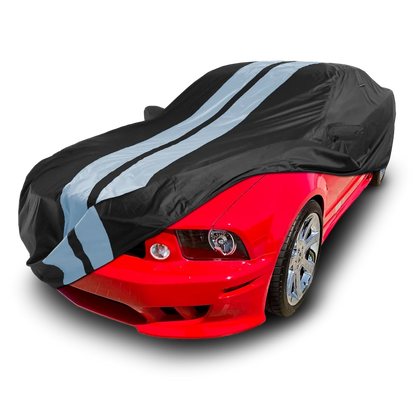 iCarCover Ford Mustang Black Gray Pro Series Car Cover