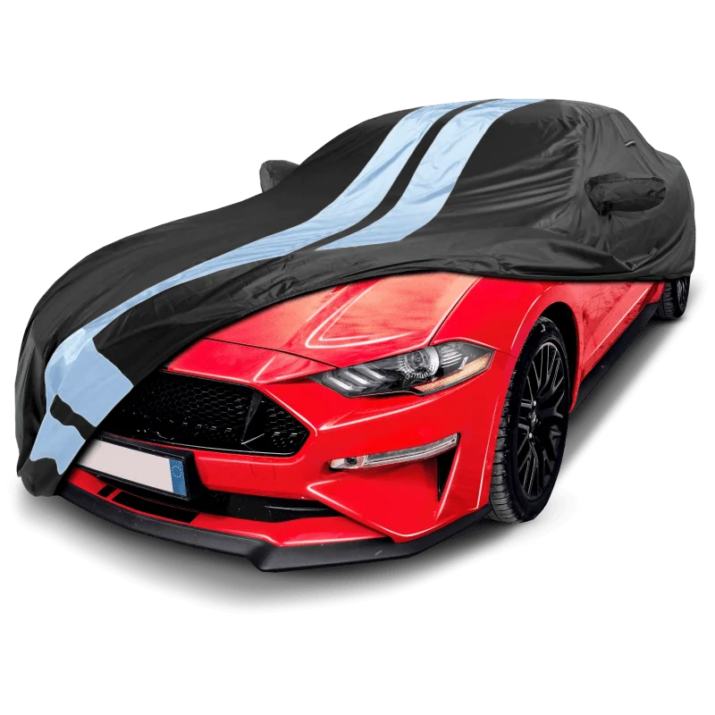iCarCover Ford Mustang Black Gray Pro Series Car Cover