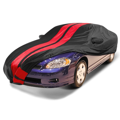 iCarCover Chevrolet Monte Carlo Black Red Pro Series Car Cover