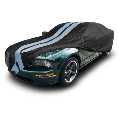 iCarCover Ford Mustang Black Gray Pro Series Car Cover