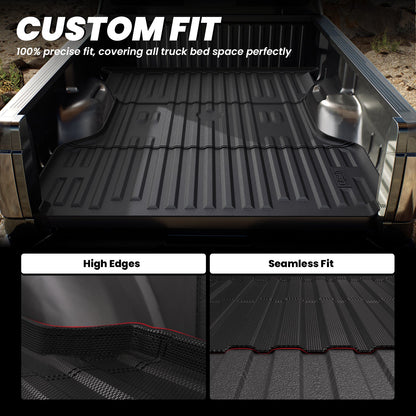 LASFIT Fit for 2009-2016 Ford F-250 F-350 F-450 6.75FT(81") Heavy Duty Truck Bed Mat, Not Fit Drop-in liners