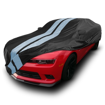 iCarCover Chevrolet Camaro ZL1 Black Gray Pro Series Car Cover