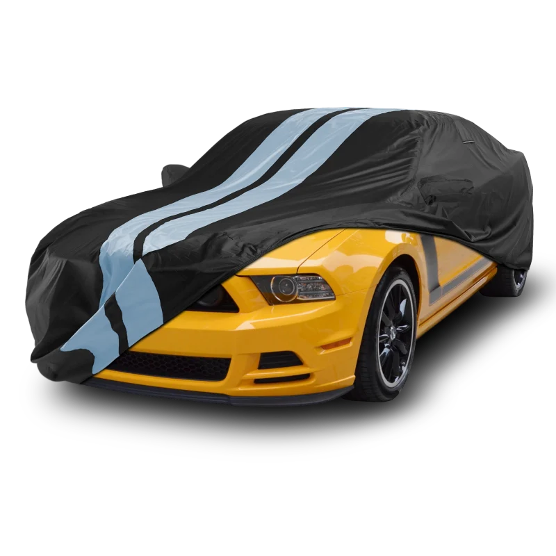 iCarCover Ford Mustang Black Gray Pro Series Car Cover