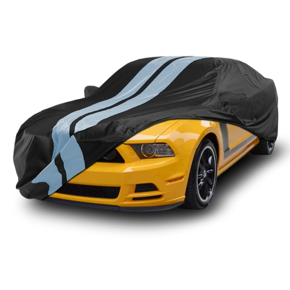 iCarCover Ford Mustang Black Gray Pro Series Car Cover