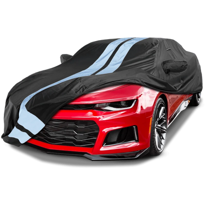 iCarCover Chevrolet Camaro ZL1 Black Gray Pro Series Car Cover