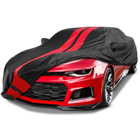 iCarCover Chevrolet Camaro ZL1 Black Red Pro Series Car Cover