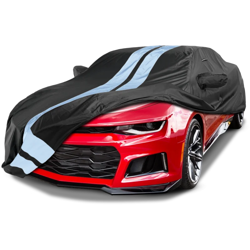 iCarCover Chevrolet Camaro Black Gray Pro Series Car Cover