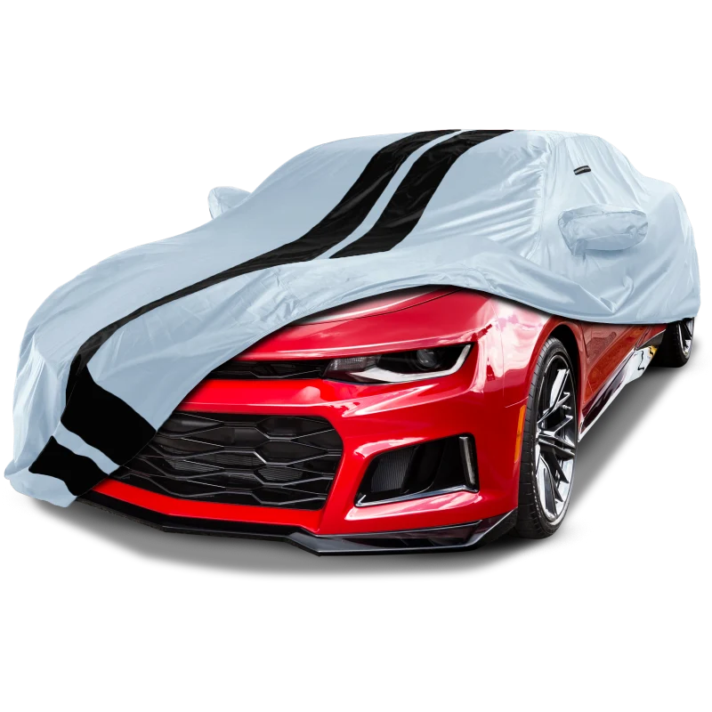 iCarCover Chevrolet Camaro Gray Black Pro Series Car Cover