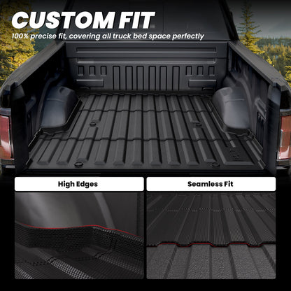 LASFIT Fit for 2021-2023 Ford F-150 & F-150 Lightning Truck Bed Mat or Tailgate Mat, Not Fit Drop-in Liners