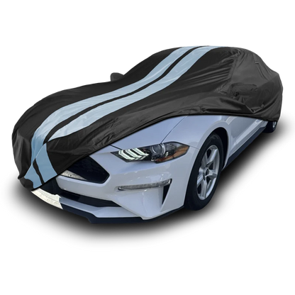 iCarCover Ford Mustang Black Gray Pro Series Car Cover