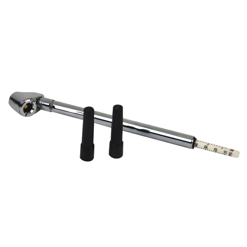 Slime Dual Head Pencil Tire Gauge with Valve Extenders (10-120 psi)