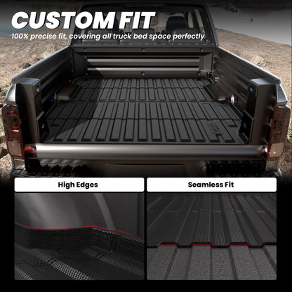 LASFIT Fit for 2017-2026 Honda Ridgeline Truck Bed Mat or Tailgate Mat, Not Fit Drop-in liners