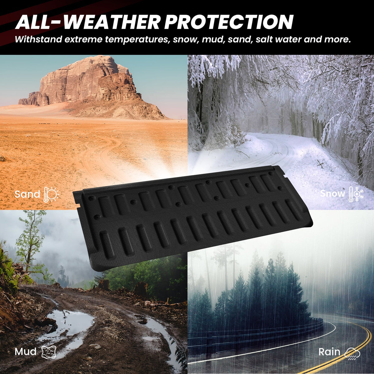 LASFIT Fit for 2019-2023 Ford Ranger Custom Bed Mat or Tailgate Mat, Not Fit Drop-in liners