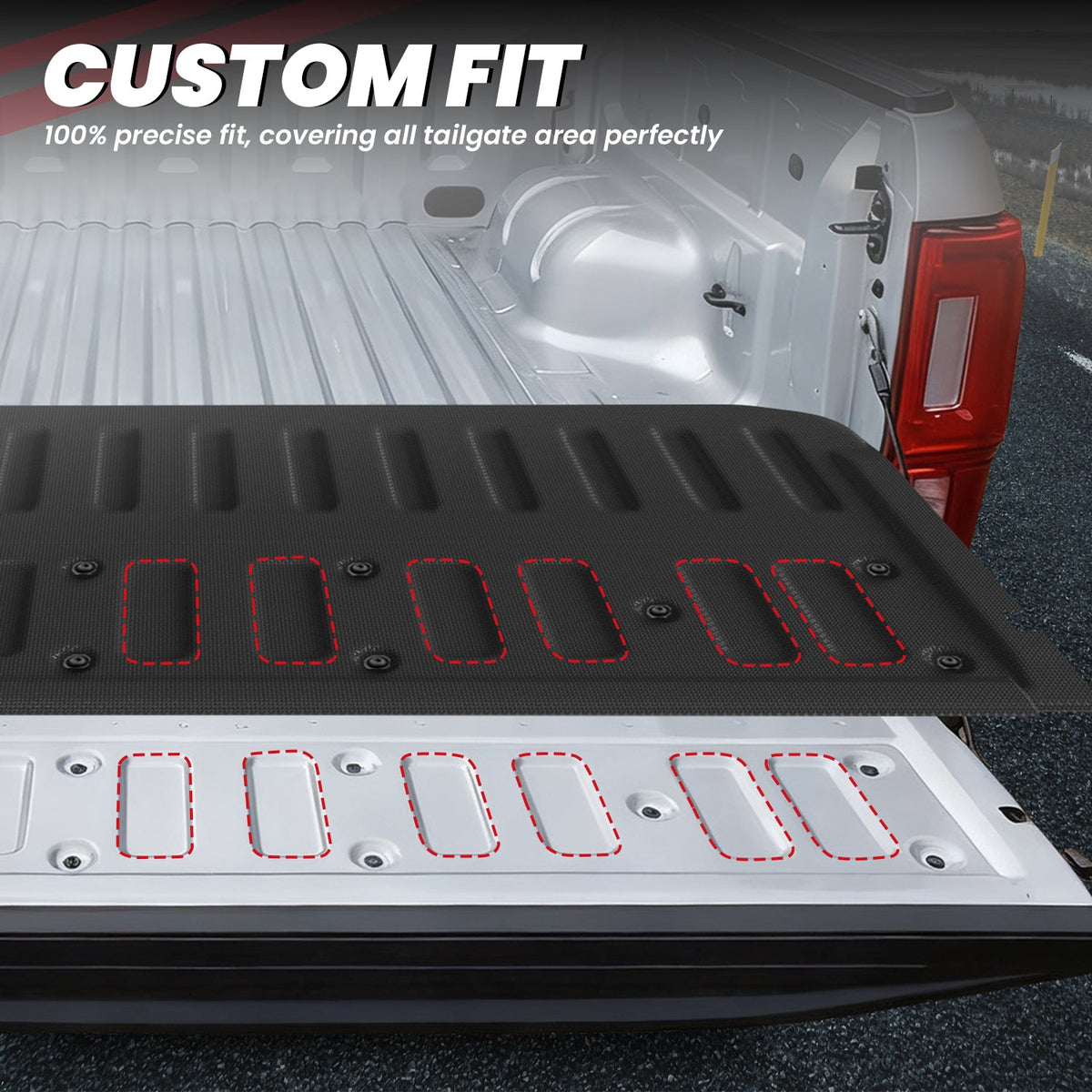 LASFIT Fit for 2019-2023 Ford Ranger Custom Bed Mat or Tailgate Mat, Not Fit Drop-in liners