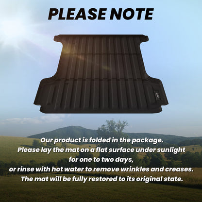LASFIT Fit for 2019-2027 Ram 1500 Truck Bed Mat & Tailgate Mat, Fit without RAM RamBox, Not Fit Drop-in liners