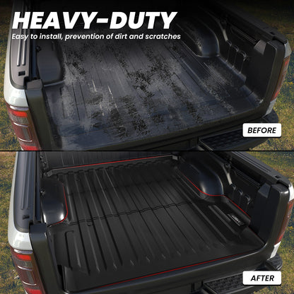 LASFIT Fit for 2019-2027 Ram 1500 Truck Bed Mat, Not Fit Drop-in liners