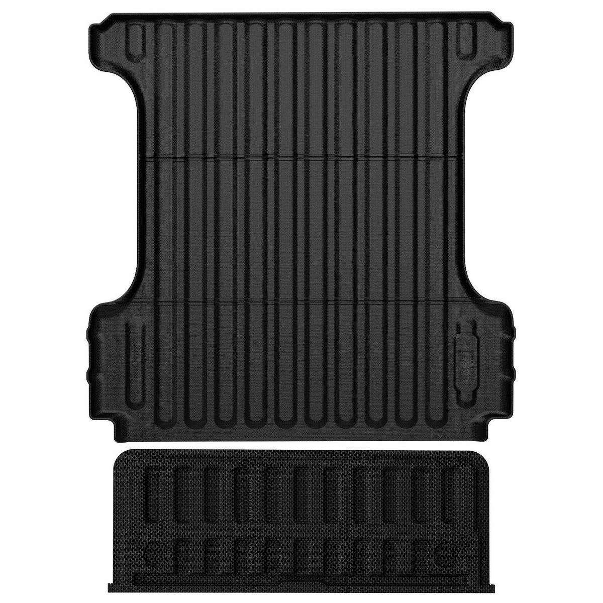 LASFIT Fit for 2019-2027 Ram 1500 Truck Bed Mat & Tailgate Mat, Fit without RAM RamBox, Not Fit Drop-in liners