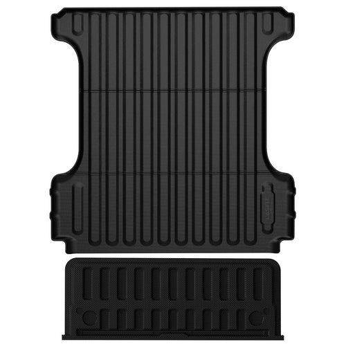 LASFIT Fit for 2019-2027 Ram 1500 Truck Bed Mat & Tailgate Mat, Fit without RAM RamBox, Not Fit Drop-in liners
