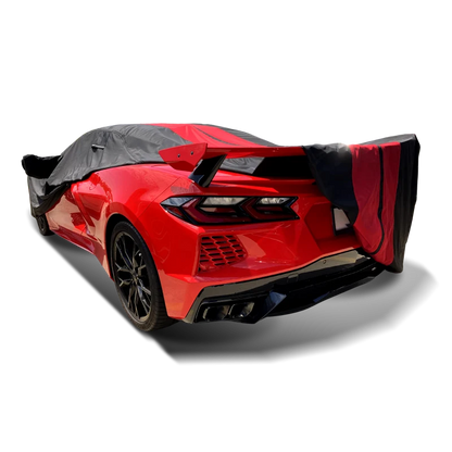 iCarCover Chevrolet Corvette Black Red Pro Series Car Cover