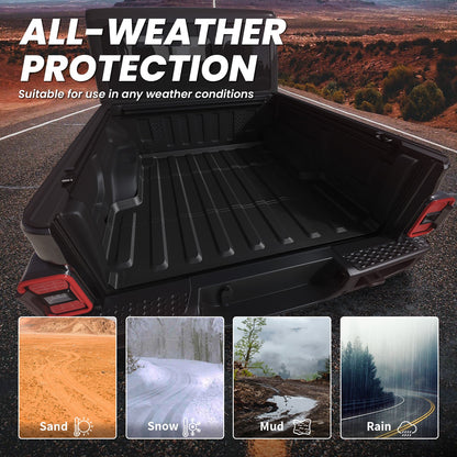 LASFIT Fit for 2020-2026 Jeep Gladiator 5FT Truck Bed Mat or Tailgate Mat