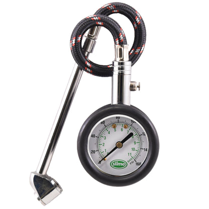 Slime Dual Head Dial Tire Gauge (10-160 psi)
