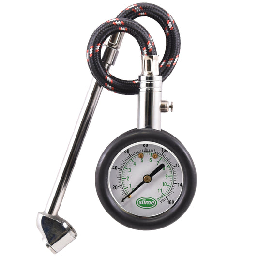 Slime Dual Head Dial Tire Gauge (10-160 psi)