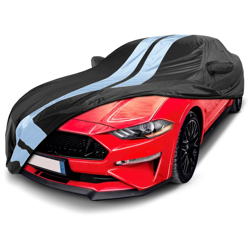 iCarCover Ford Mustang Black Gray Pro Series Car Cover