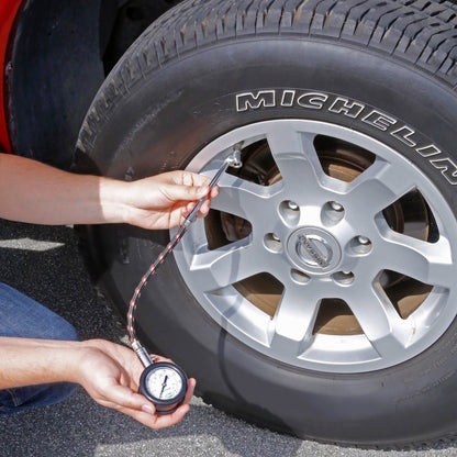 Slime Dual Head Dial Tire Gauge (10-160 psi)