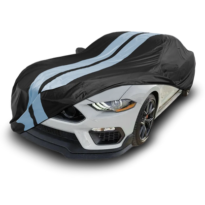 iCarCover Ford Mustang Black Gray Pro Series Car Cover