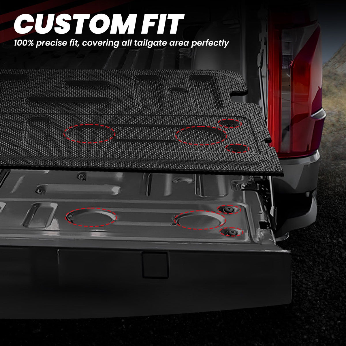 LASFIT Fit for 2021-2027 Ford F-150 & 2022-2026 Ford F-150 Lightning Tailgate Cover