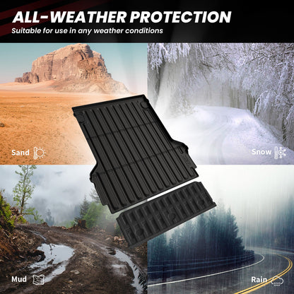 LASFIT Fit for 2022-2026 Ford Maverick 4.5FT(54.4" ) Heavy Duty Truck Bed Mat or Tailgate Mat, Not Fit Drop-in liners
