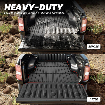 LASFIT Fit for 2022-2026 Ford Maverick 4.5FT(54.4" ) Heavy Duty Truck Bed Mat or Tailgate Mat, Not Fit Drop-in liners