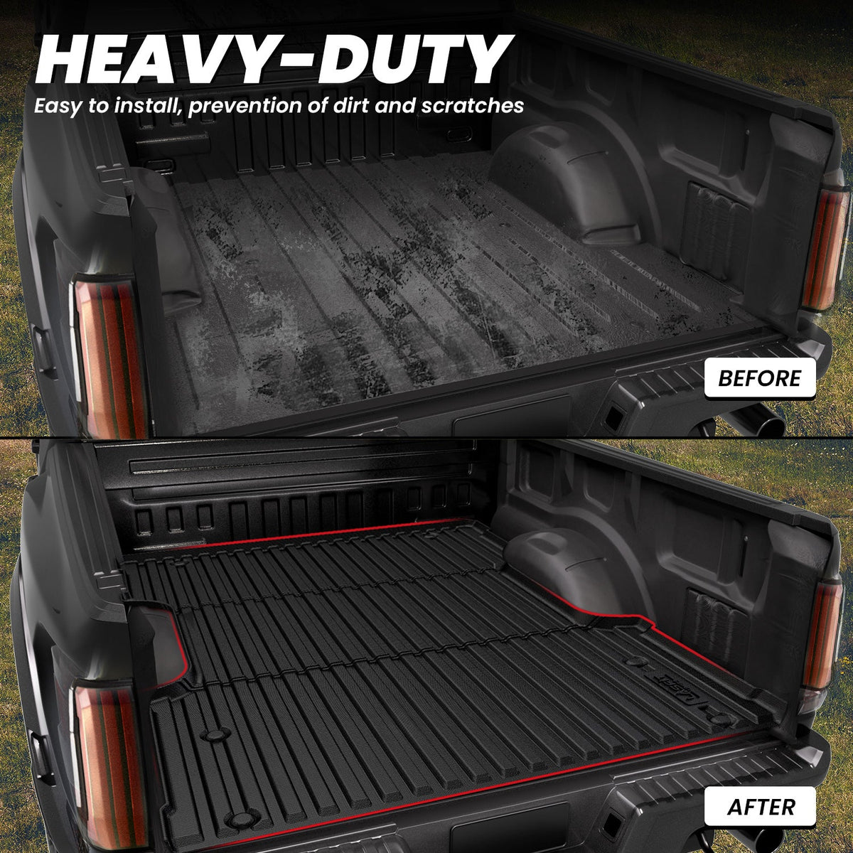 LASFIT Fit for 2022-2026 Toyota Tundra Heavy Duty Custom Bed Mat or Tailgate Mat